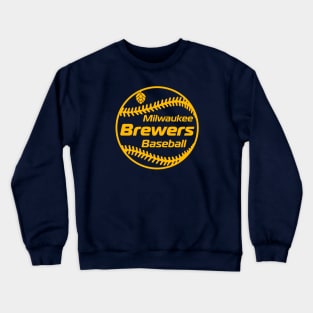 Brewers 80s Retro Ball Crewneck Sweatshirt